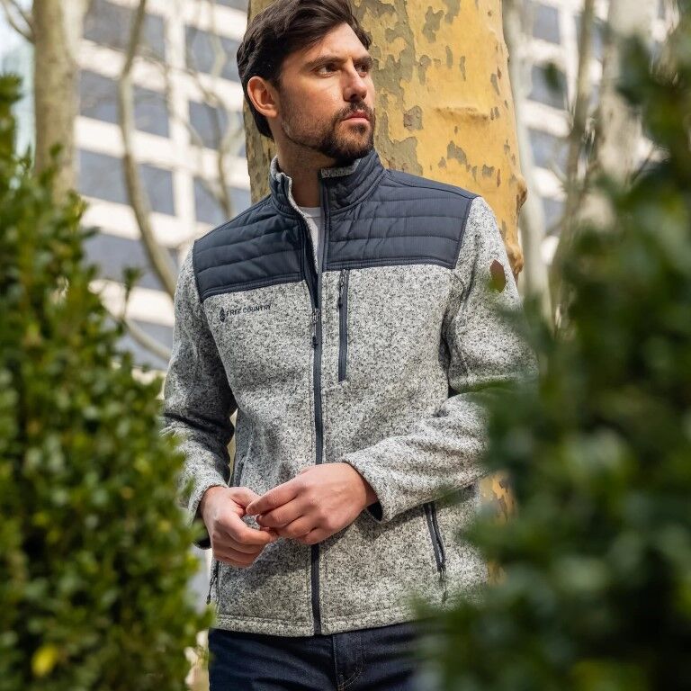 Free Country Men's Frore Knit Fleece Jacket