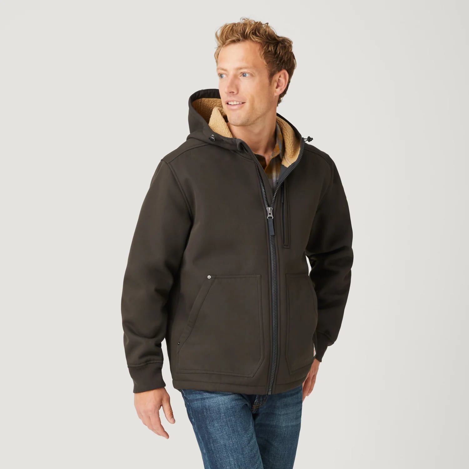 Free Country Men's Wind River Burly Canvas Softshell Jacket