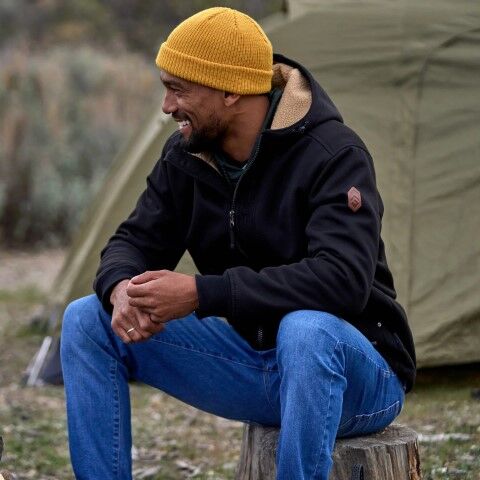 Free Country Men's Wind River Burly Canvas Softshell Jacket