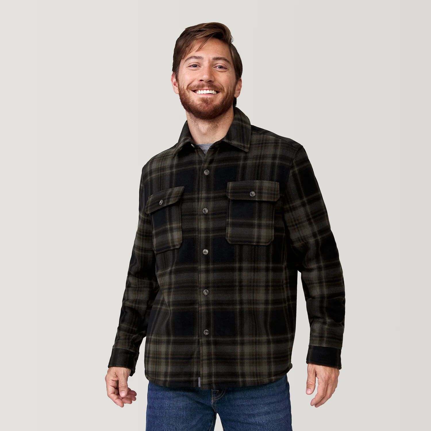 Free Country Men's Mountain Ridge Sueded Chill Out Fleece Jacket