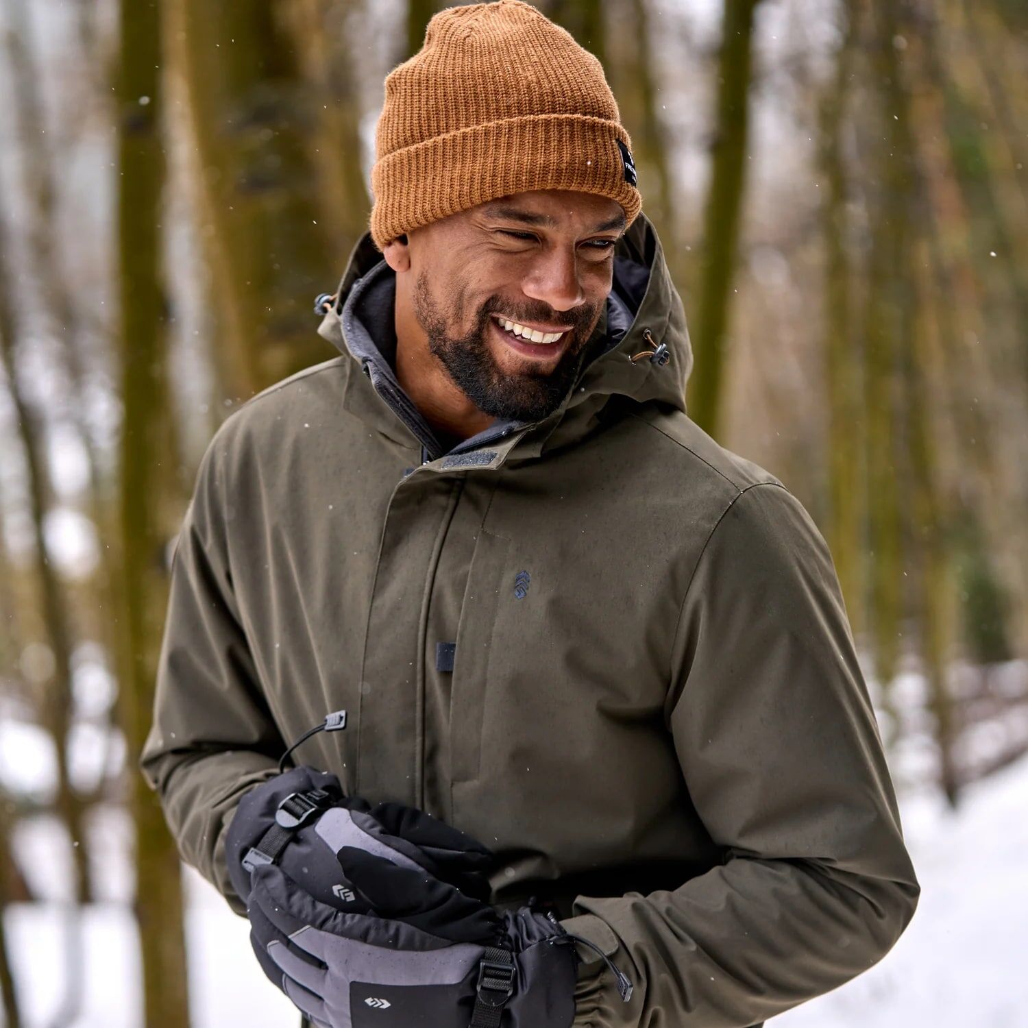 Free Country Men's Denali Mid Weight Jacket in Pewter