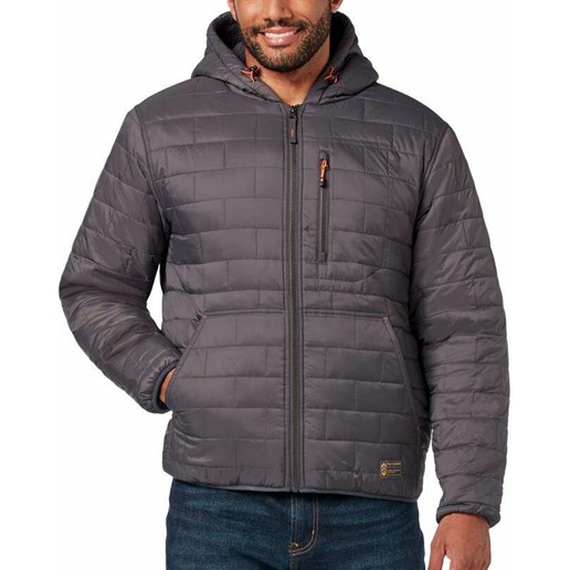 Free Country Men's Freecycle Brick Puffer Jacket in Slate