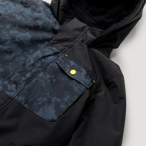 Free Country Boy's Multi Rip Stop Boarder Jacket in Black