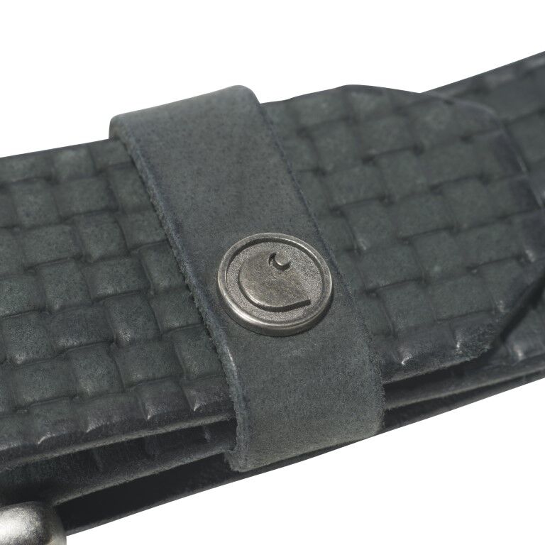 Carhartt Men's Saddle Leather Basketweave Belt in Black