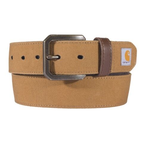 Carhartt Men's Canvas Duck Belt in Carhartt Brown