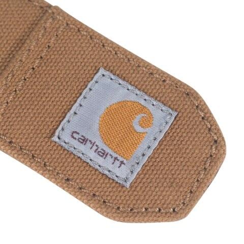 Carhartt Men's Canvas Duck Belt in Carhartt Brown