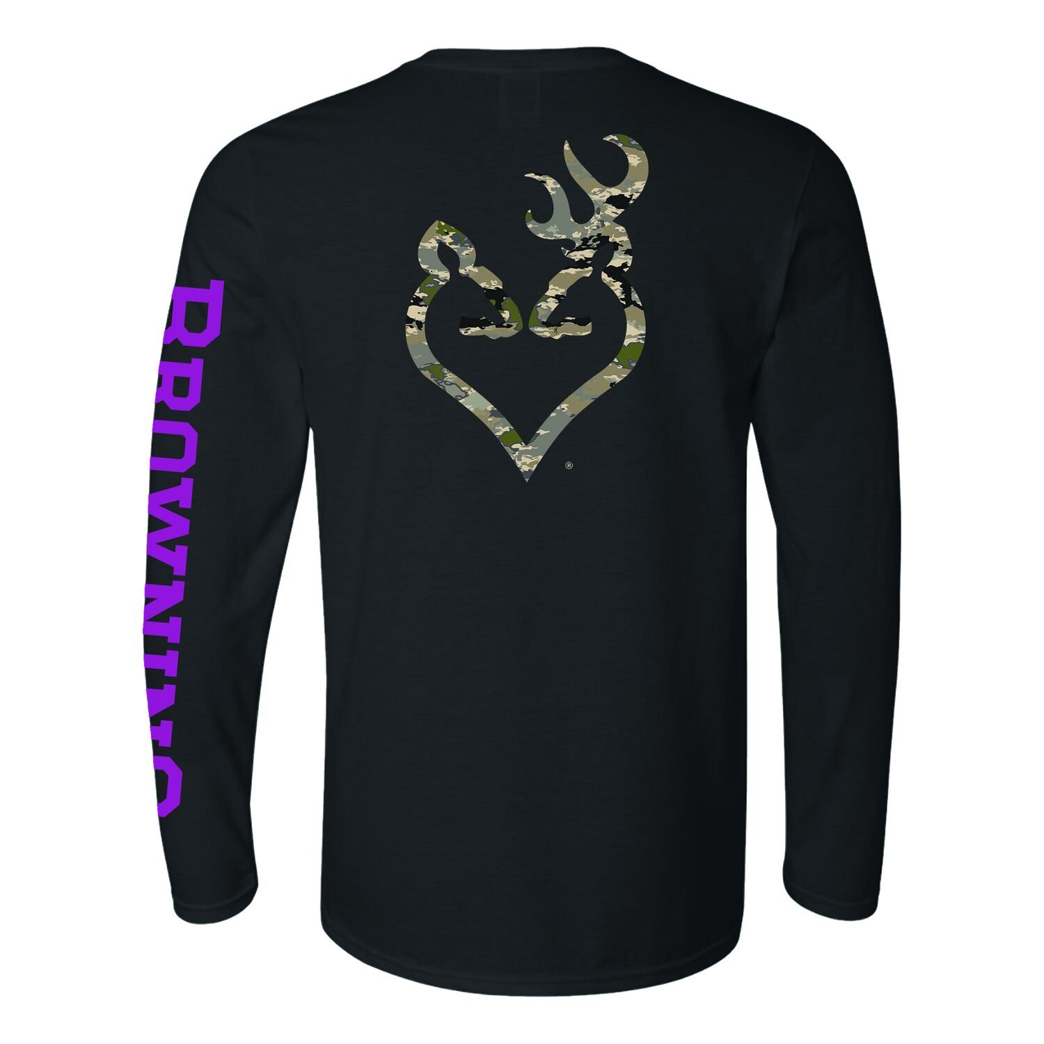 Browning Women's Ovix Camo Buckheart Long Sleeve Shirt