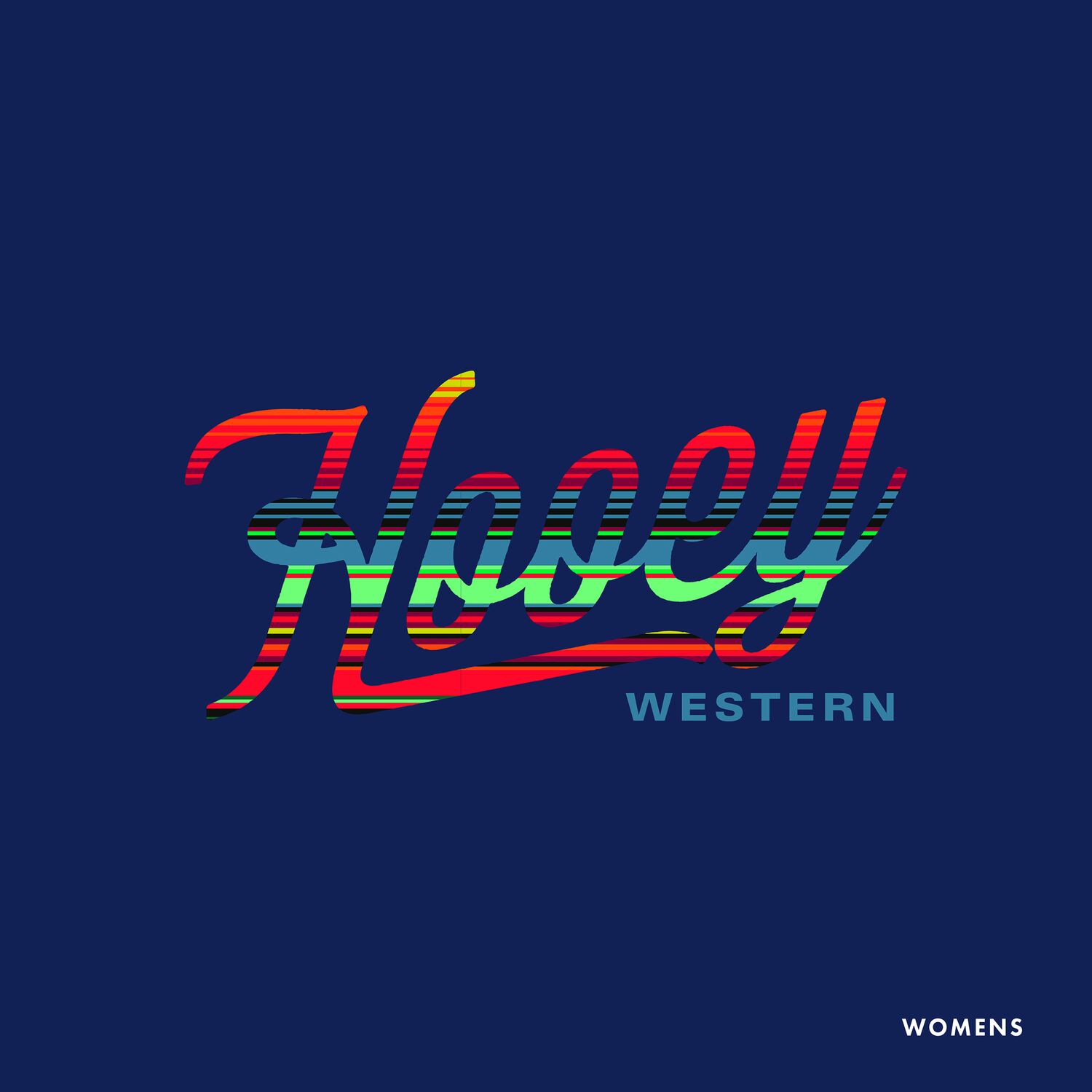 Hooey Women's Hooey Serape Text Short Sleeve Shirt