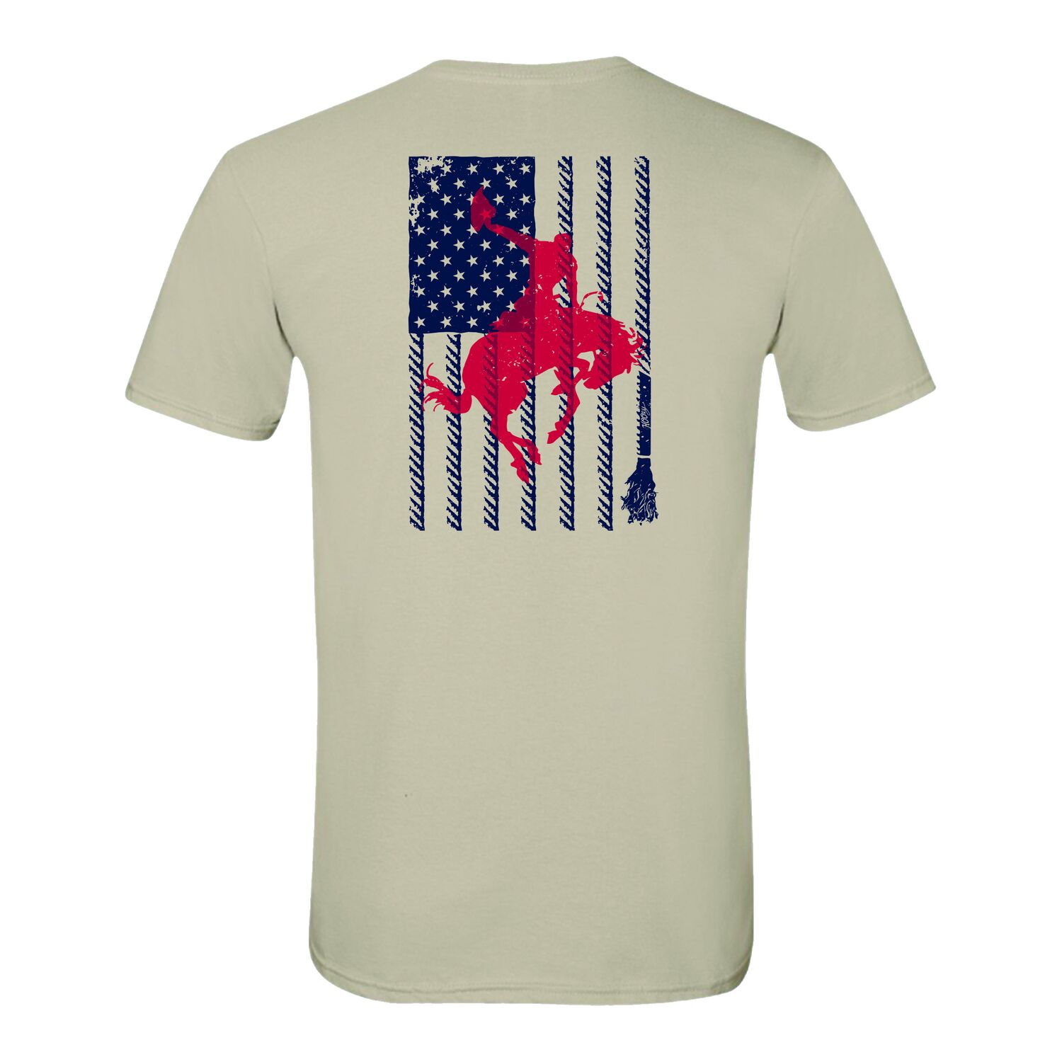 Hooey Men's Hooey Bronc Flag Short Sleeve Shirt