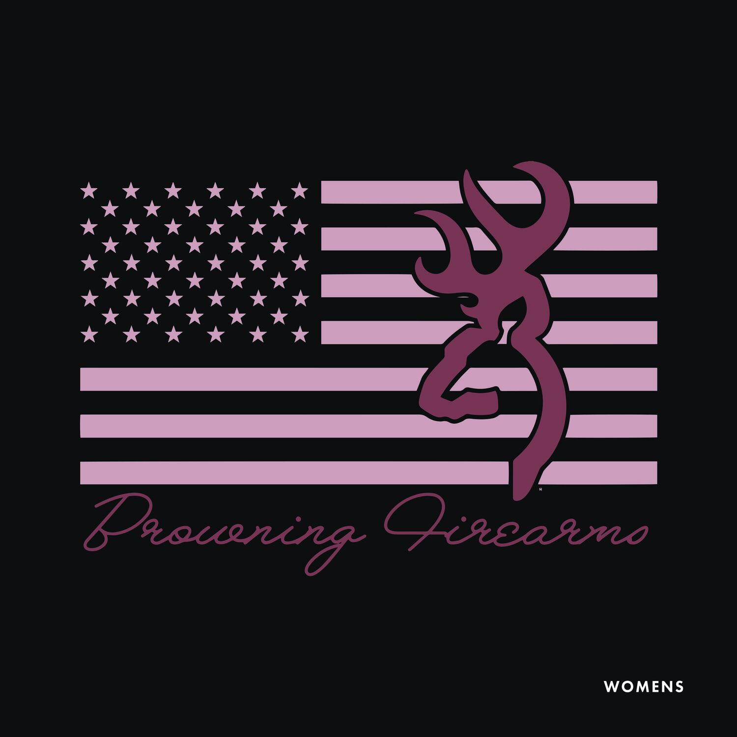 Browning Women's Browning Firearms Flag Short Sleeve Shirt