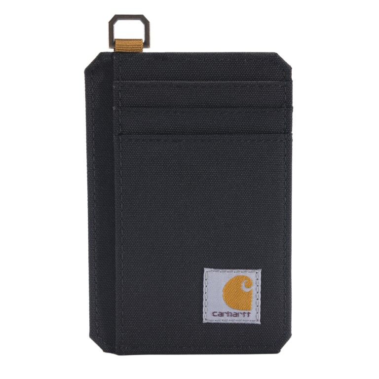 Carhartt Men's Nylon Duck Front Pocket Wallet in Black