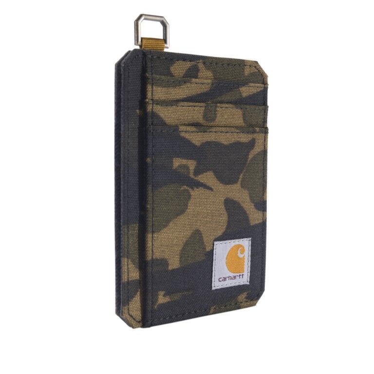 Carhartt Men's Nylon Duck Front Pocket Wallet in Blind Duck Camo