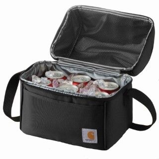 Carhartt 12 Can Two Compartment Lunch Cooler in Black