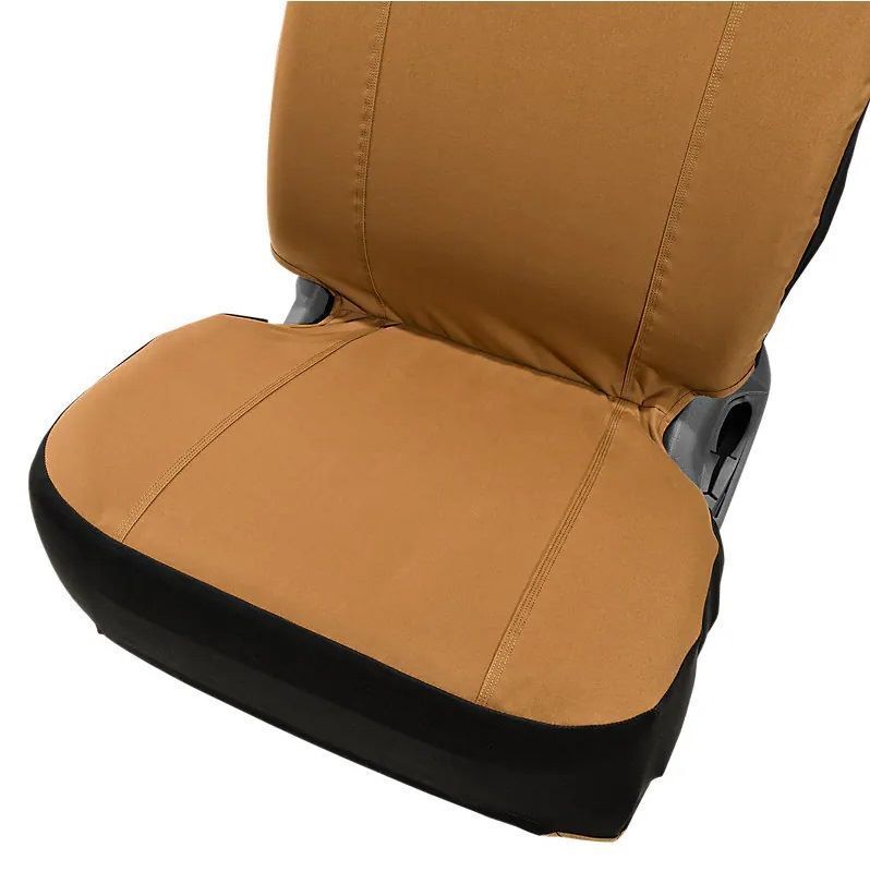 Carhartt Dark Brown Universal Fitted Nylon Duck Bucket Seat Cover