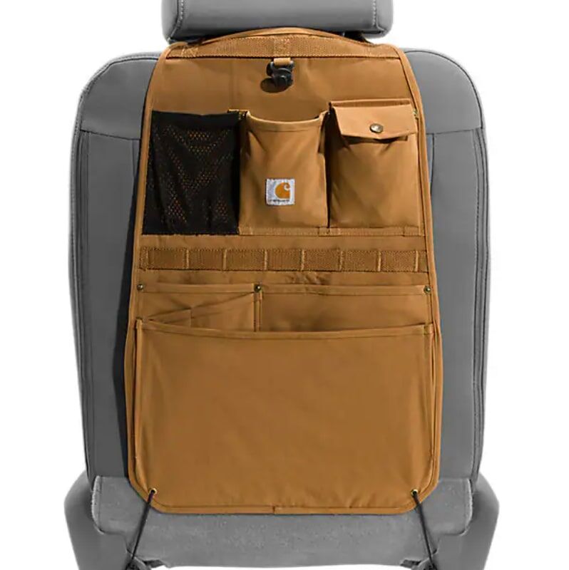 Carhartt Brown Universal Nylon Duck Seat Organizer