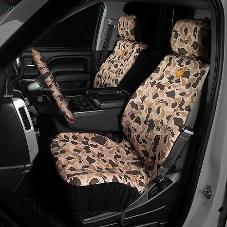 Browning Universal Low Back Tan Duck Camo Seat Cover