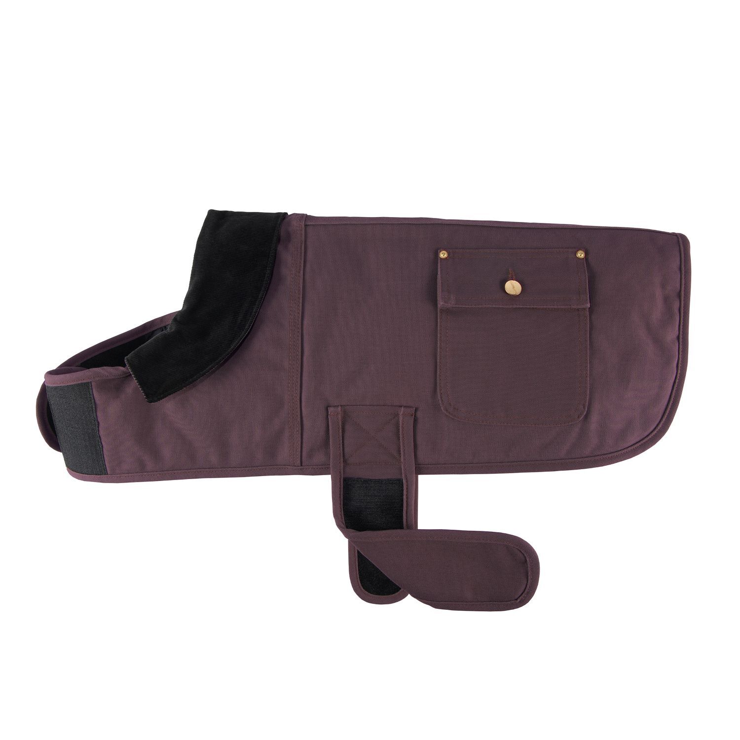 Carhartt Firm Duck Insulated Large Deep Wine Dog Chore Coat