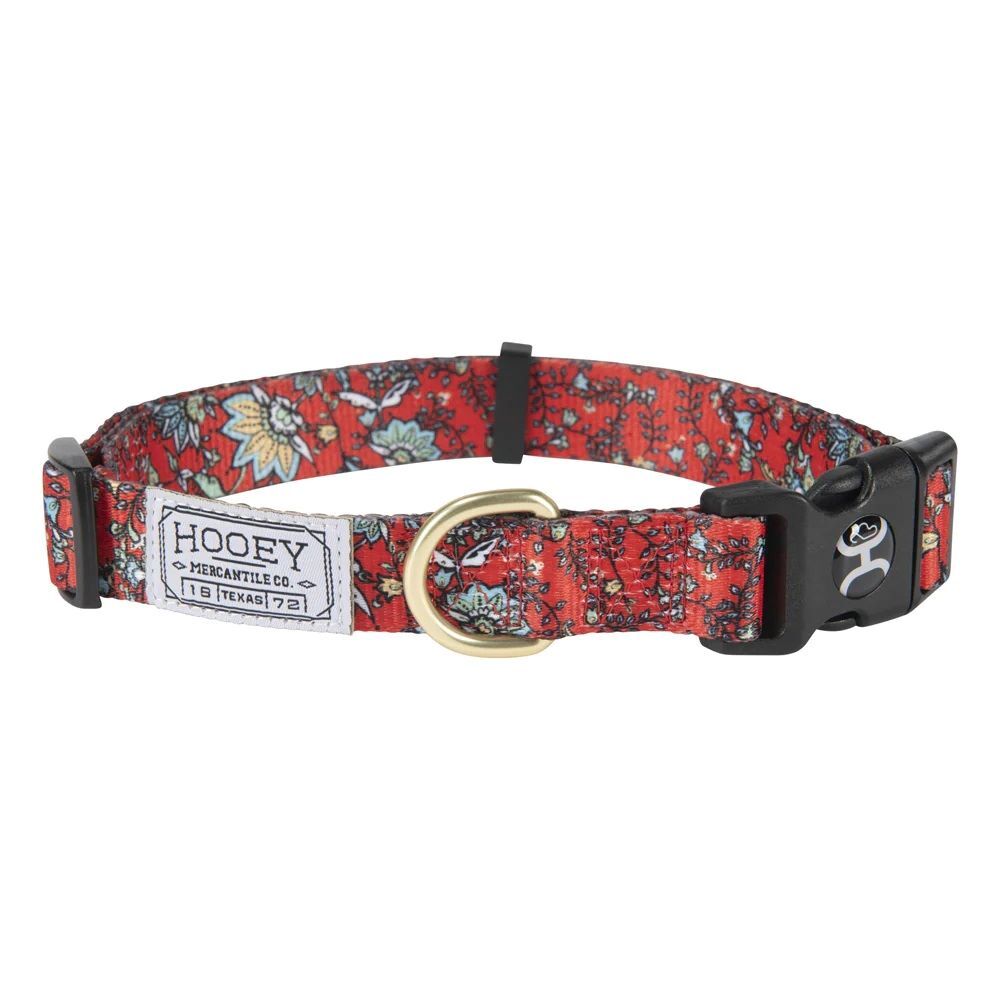 Hooey Nomad Western Floral Large Dog Collar