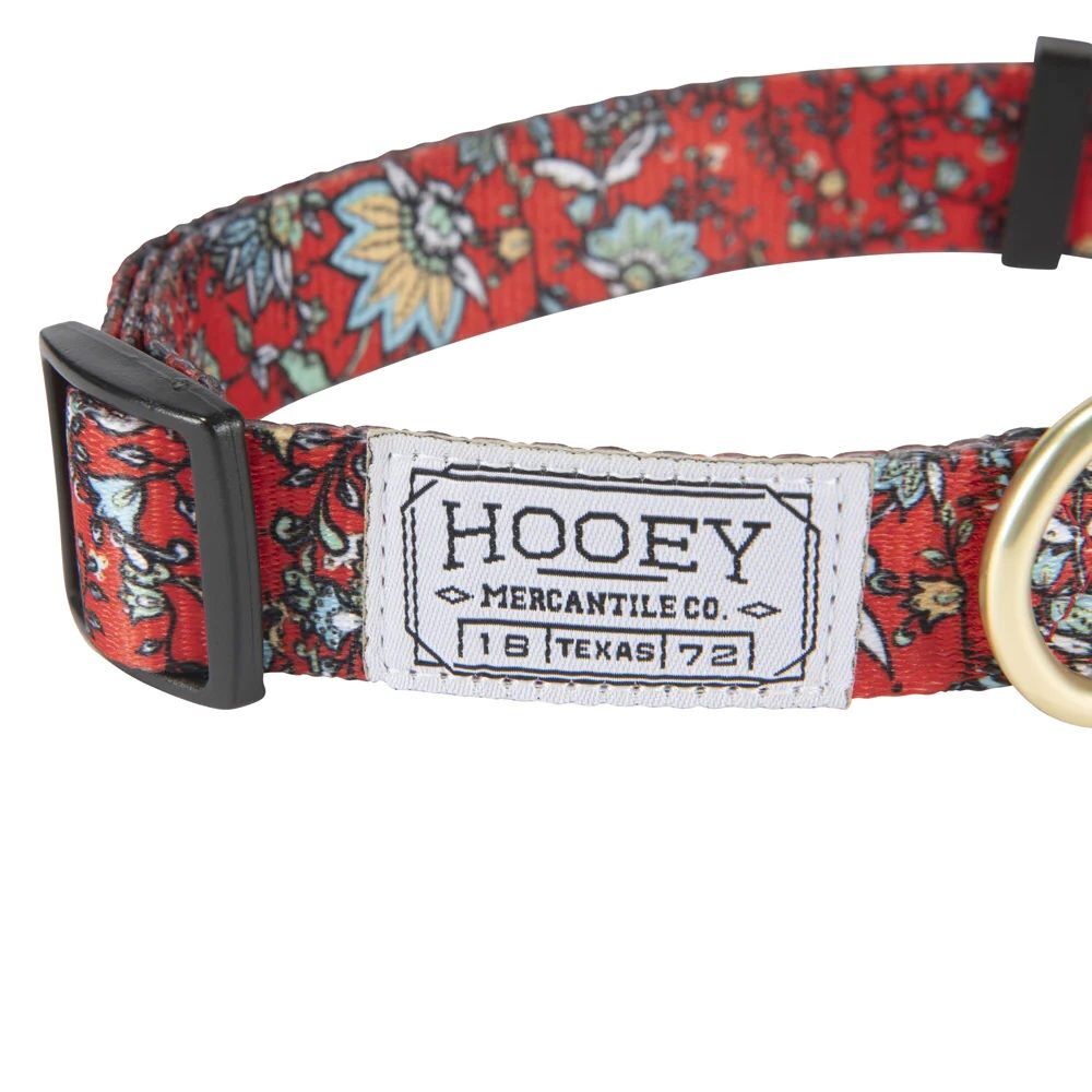 Hooey Nomad Western Floral Large Dog Collar