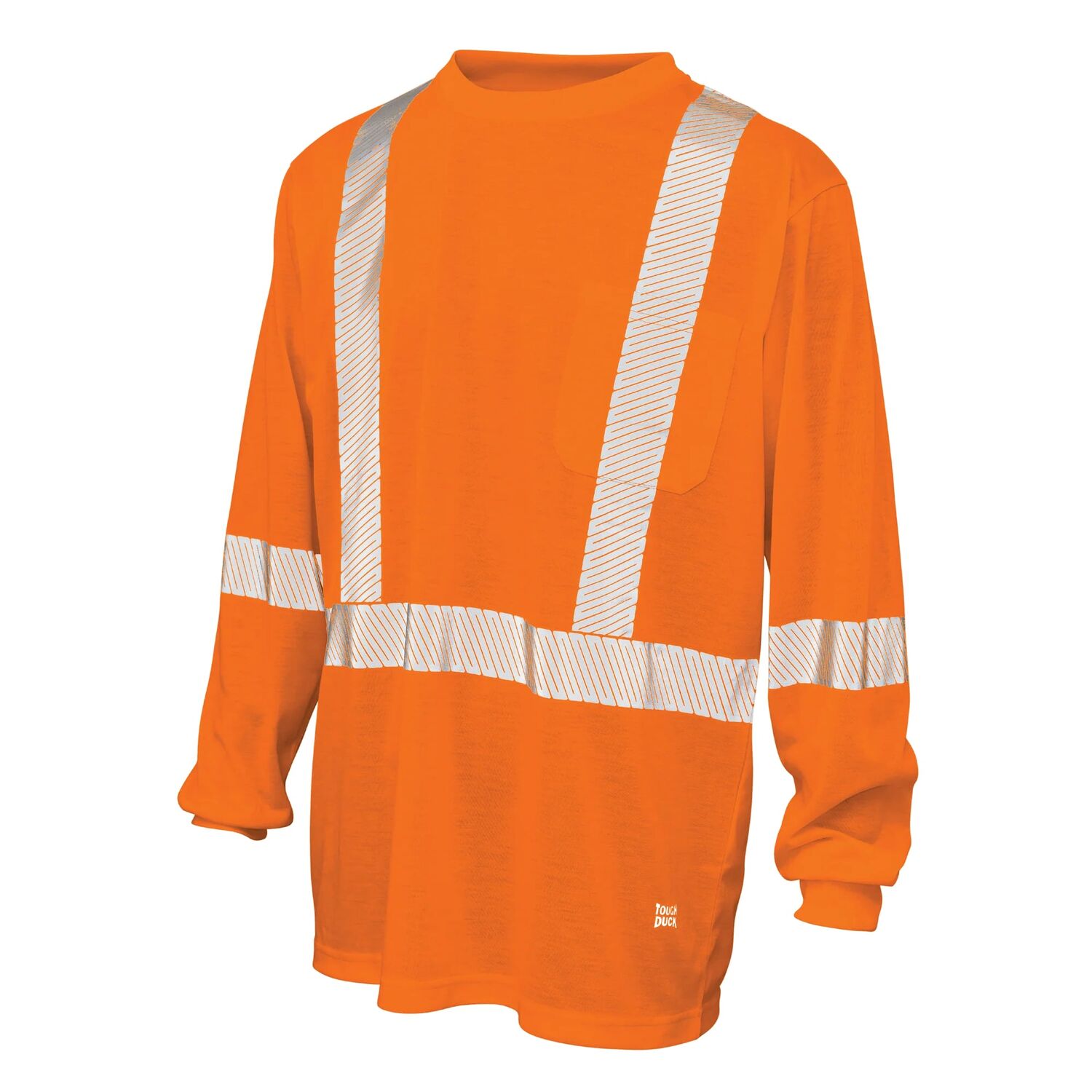 Tough Duck Men's Polyester Jersey Long Sleeve Safety T-Shirt