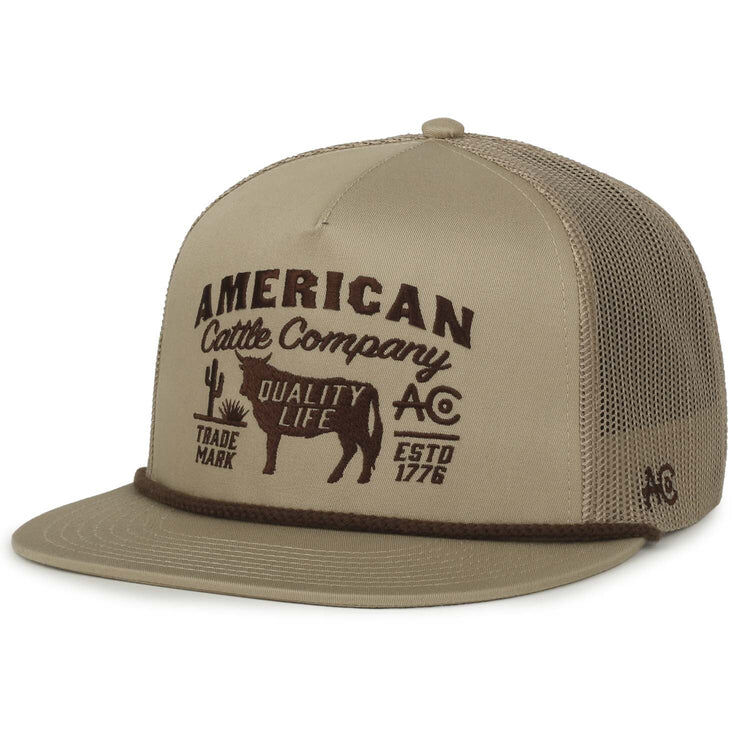 Rural Cloth Men's Bull Crest Hat