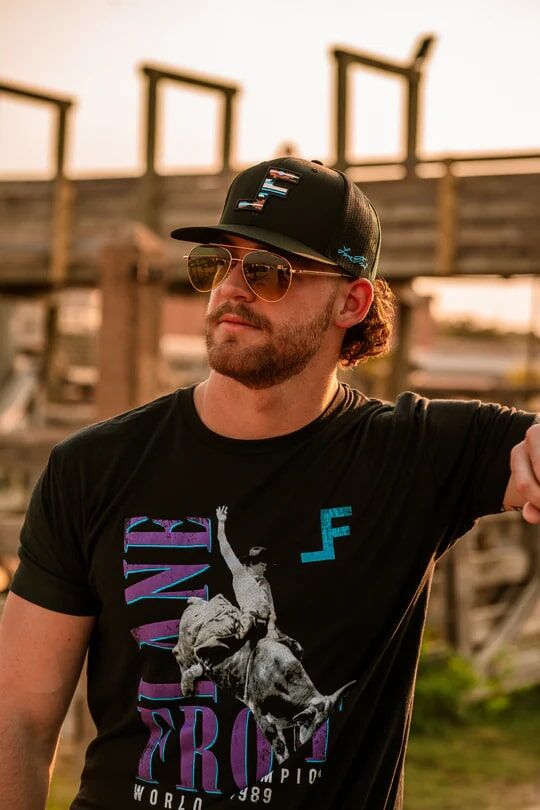 Lane Frost Men's Aztec Hat in Black