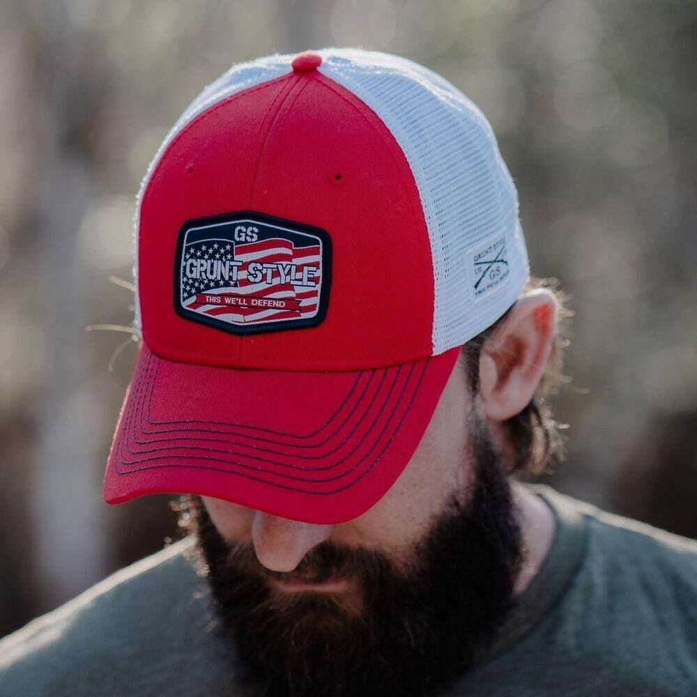 Grunt Style Men's Old Glory Patch Hat
