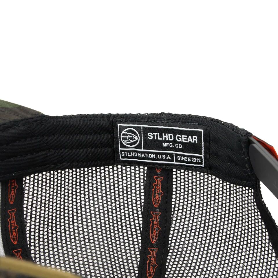 STLHD Men's Snapback Trucker Hat in Camo