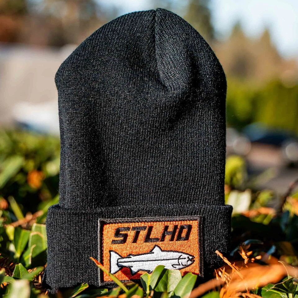 STLHD Men's Heritage Knit Hat in Black