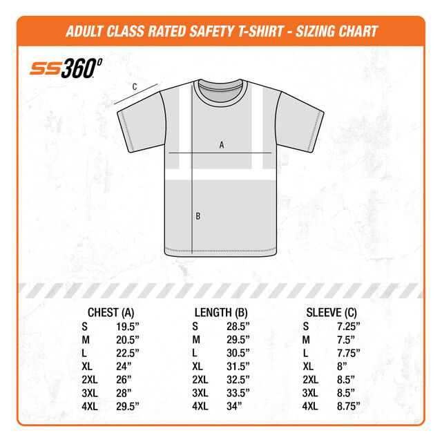 SafetyShirtz Men's SS360° Daybreak Class 2 Type R Reflective Safety T-Shirt
