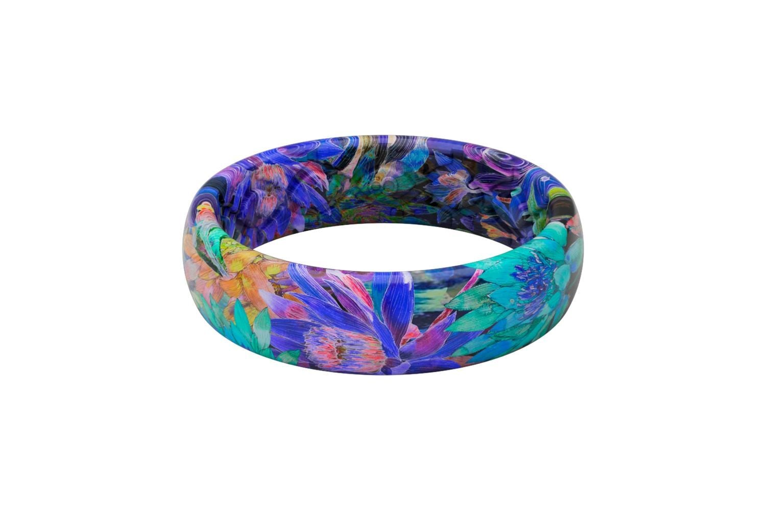 Groove Life Twilight Blossom Groove Ring, Size 7 x 5mm