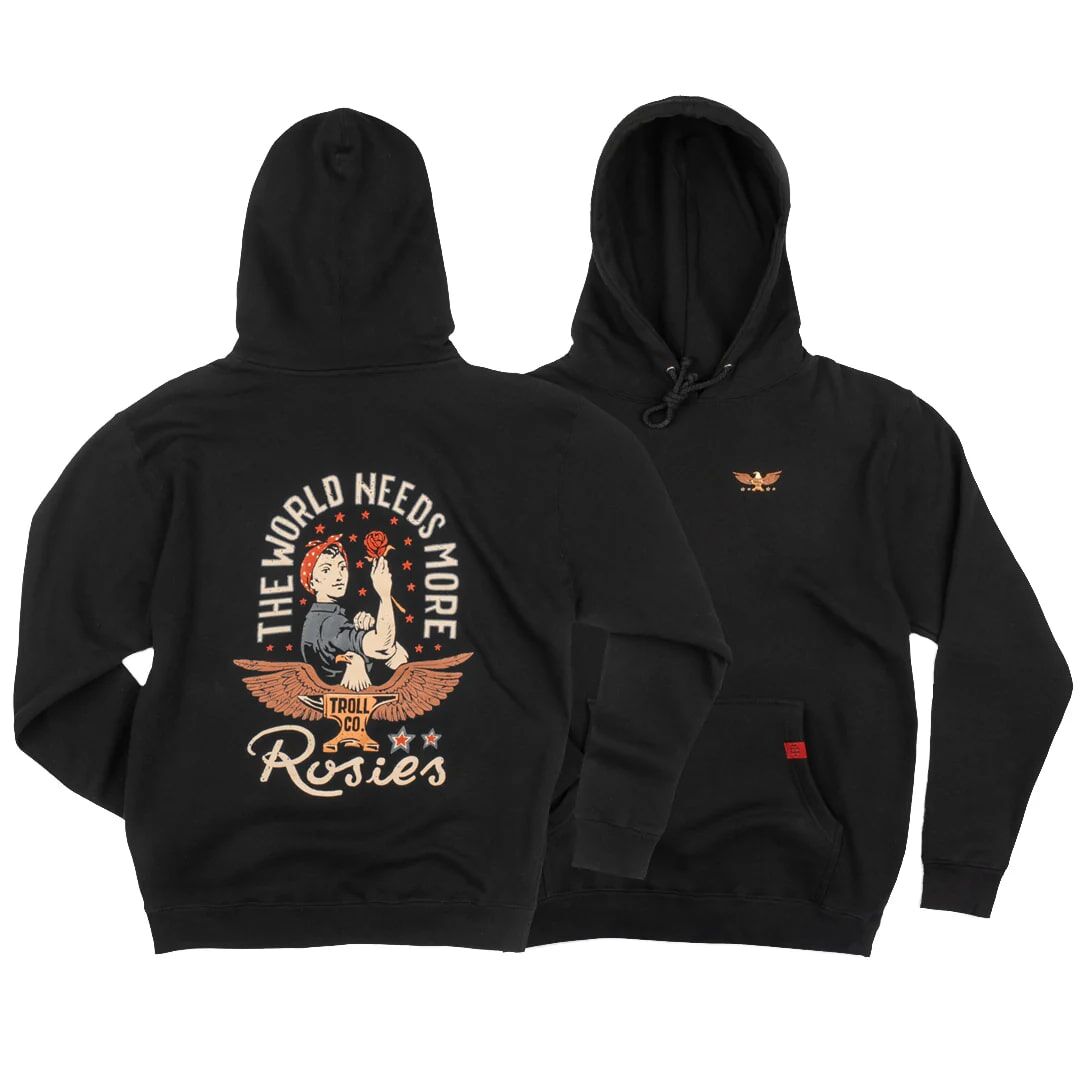 Troll Co. Women's Rosie Hoodie in Black