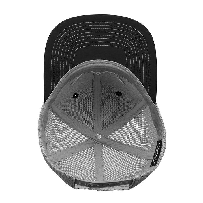 Webb Western Men's Cowboy Antler Ball Cap in Black/Grey