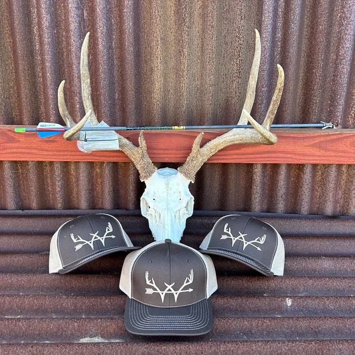 Webb Western Men's Rusty Antler Ball Cap in Brown/Khaki