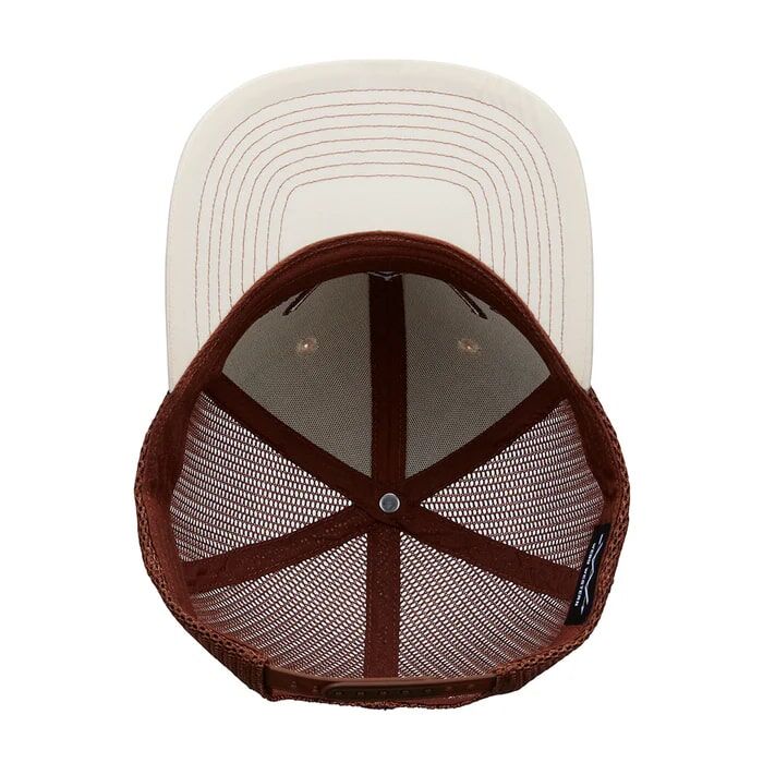 Webb Western Men's Salt Lick Ball Cap in Beige/Copper