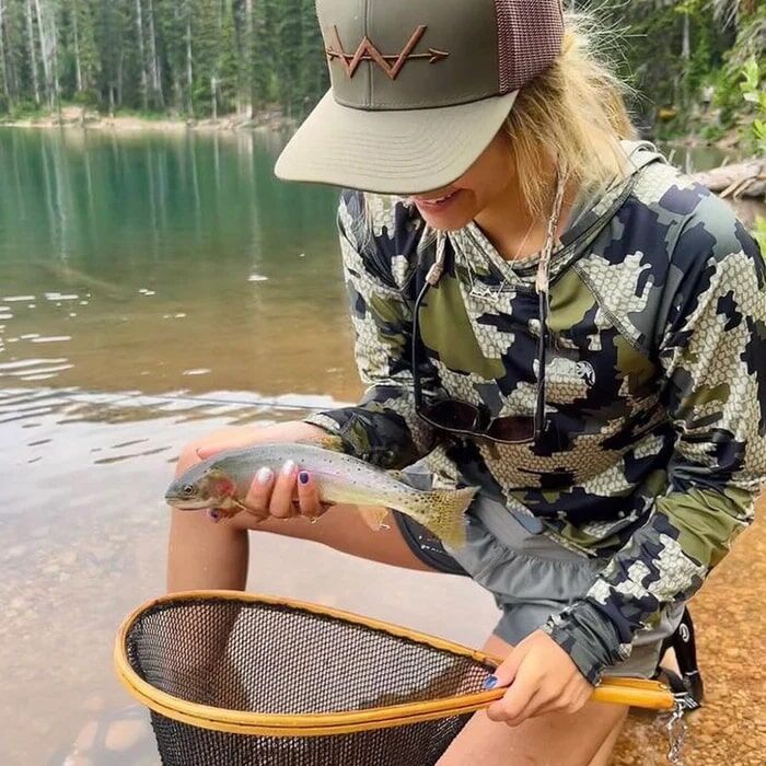 Webb Western Men's Woodland Ball Cap in Green/Brown