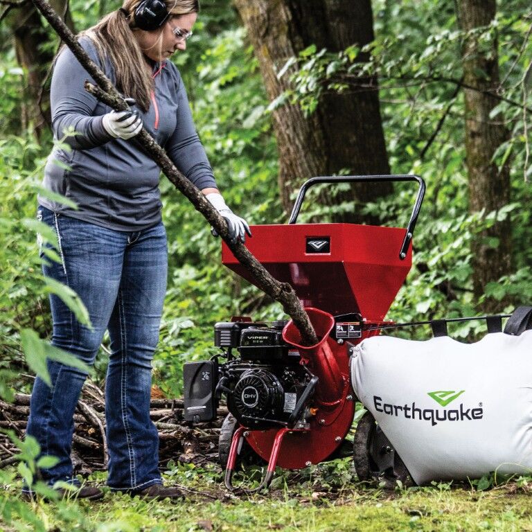 Earthquake K32 212cc Gas Chipper Shredder