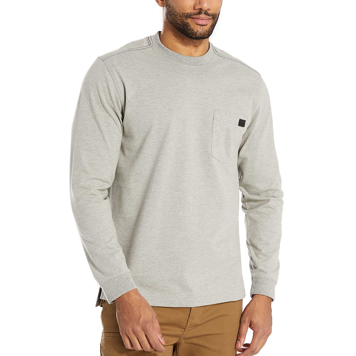 Wolverine Men's Guardian Cotton Long Sleeve Pocket T-Shirt