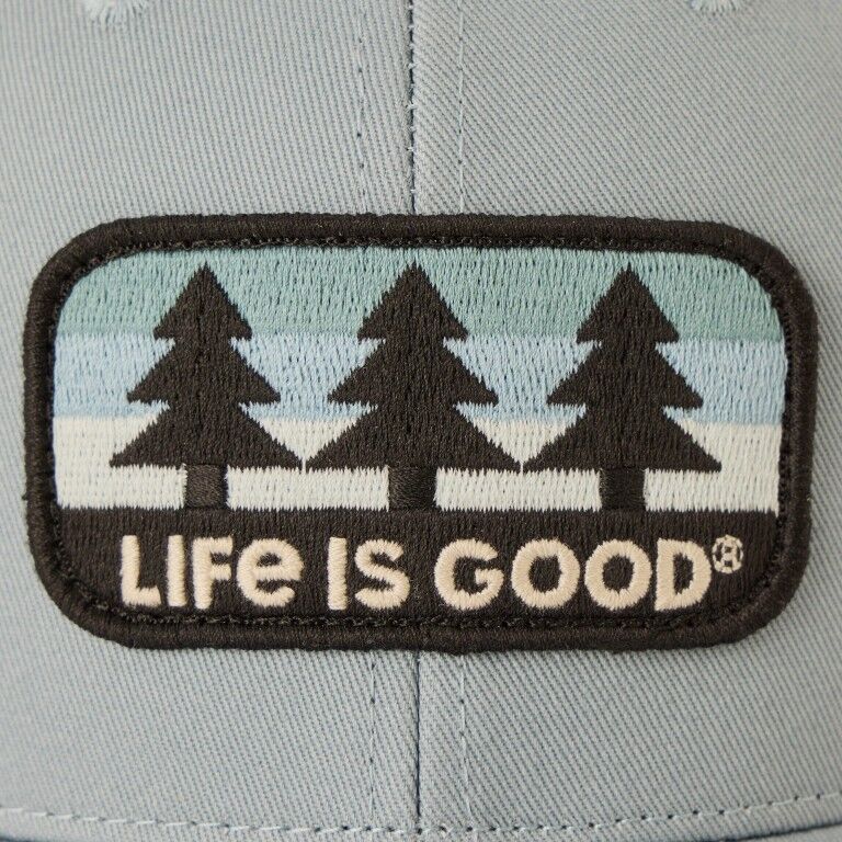 Life Is Good Men's Three Pine Patch Trucker Hat