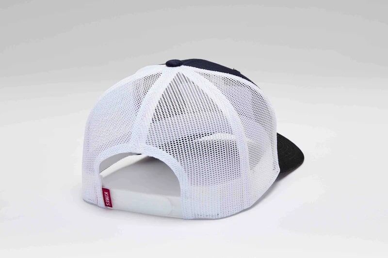 Kimes Ranch Men's Boneyard Trucker Hat in Navy