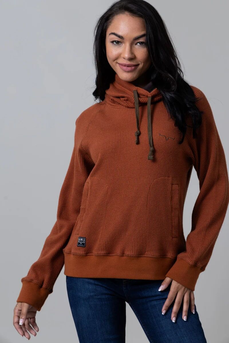 Kimes Ranch Women's Laguna Hoodie in WW Brown