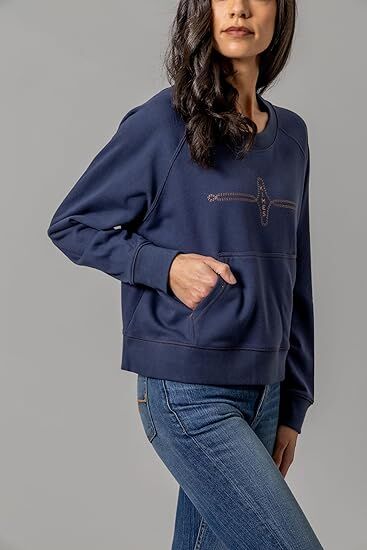 Kimes Ranch Women's Gracie Cropped Crewneck Pullover