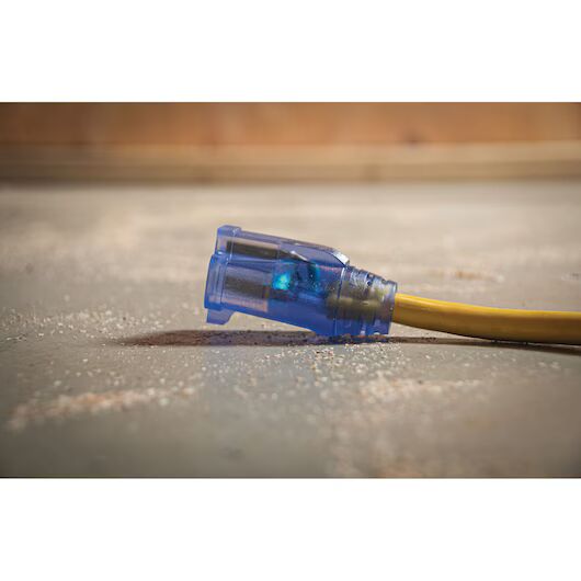 Dewalt 12/3 Lighted CGM Extension Cord, 25-Ft