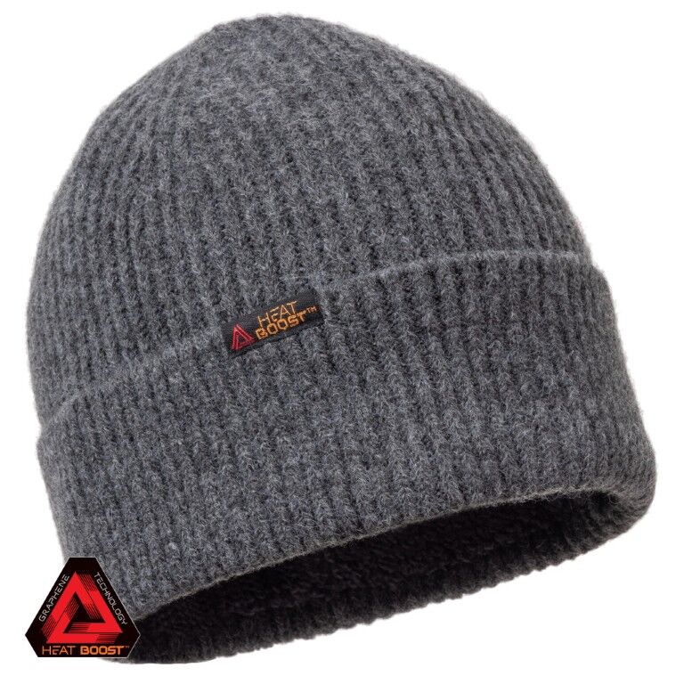 Huntworth Men's Hanover Heat Boost Lined Knit Winter Beanie