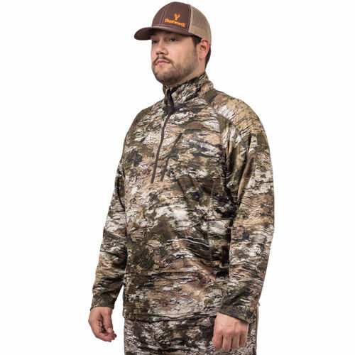 Huntworth Gadsden 1/4-In Zip Lightweight Tarnen Shirt, L