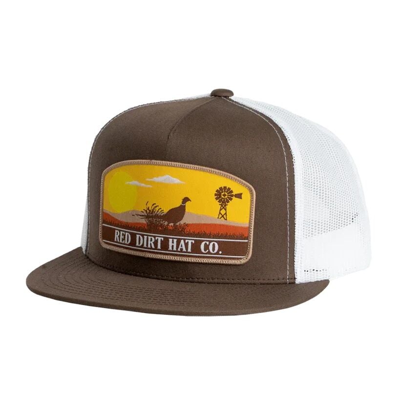Red Dirt Hat Co. Open Plains Patch Flat Bill Snapback Cap