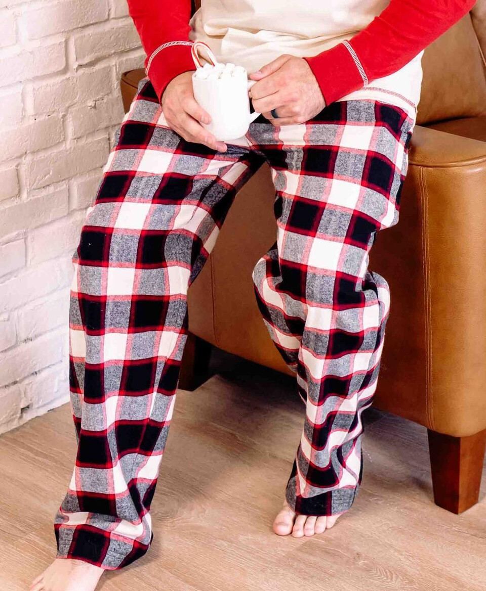 LazyOne Men's Plaid Flannel PJ Pant