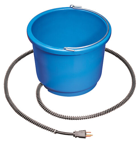 API Plastic Heated Bucket - 9 qt
