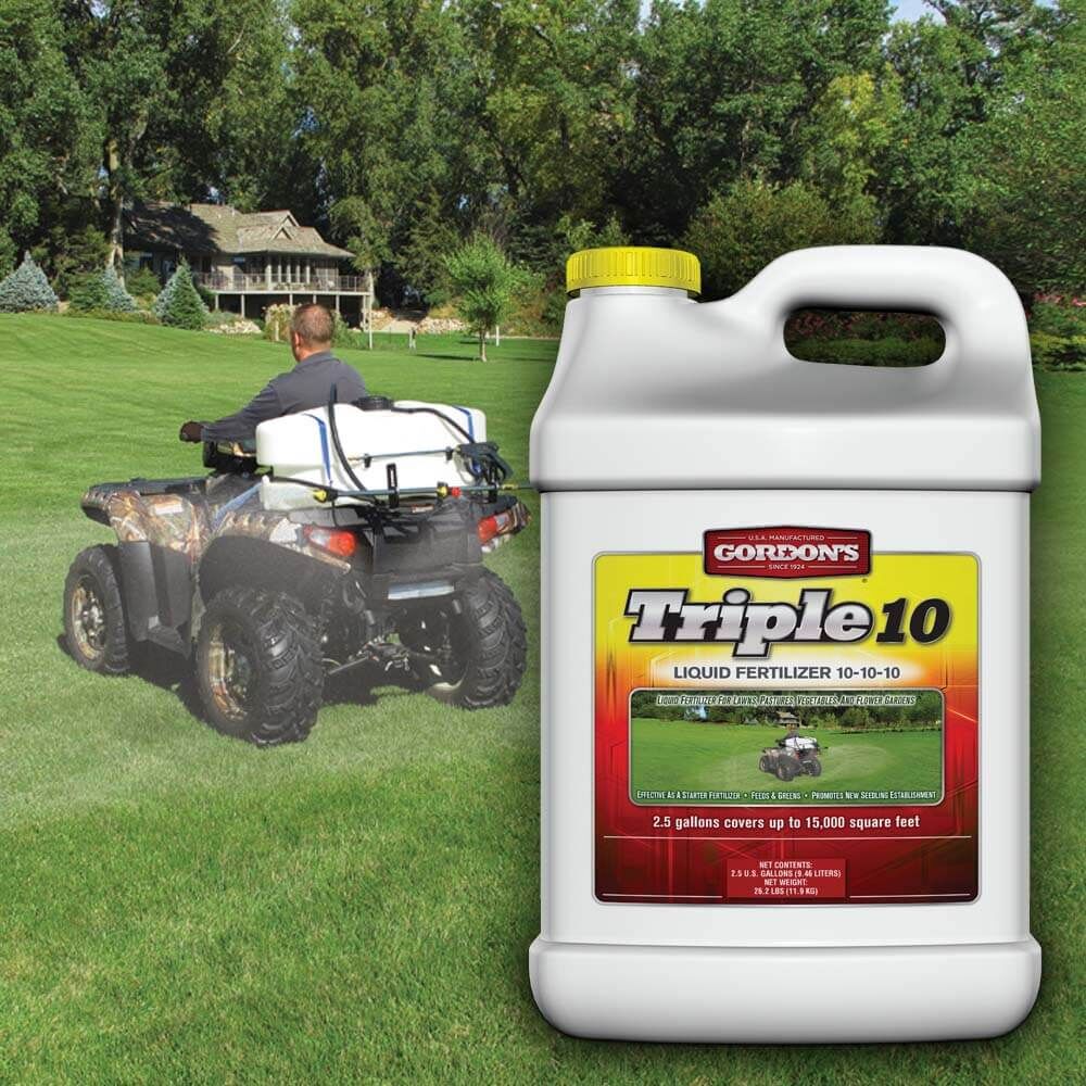 Gordon's Triple 10 Liquid Fertilizer 10-10-10, 1-Gal