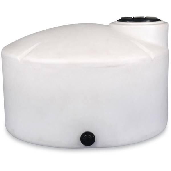 Norwesco Vertical Storage Tank, White, 550 gal.